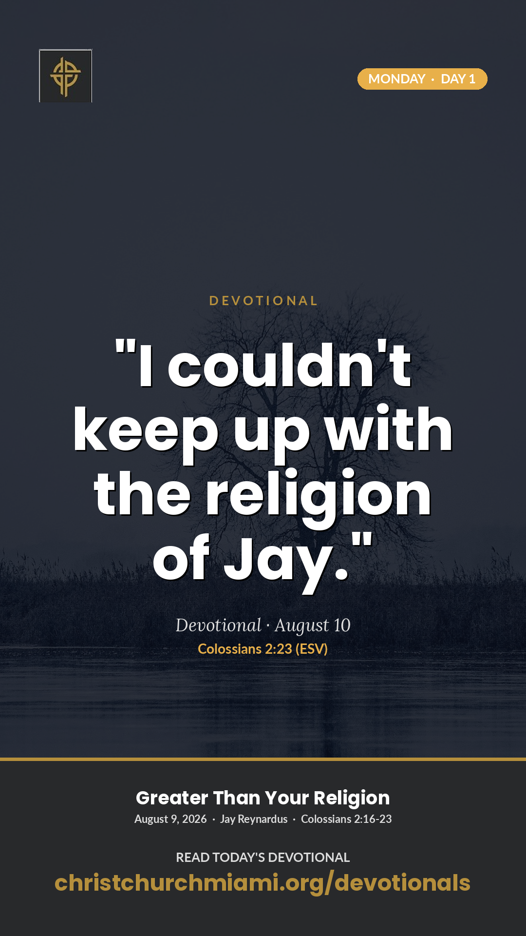 MON devotional