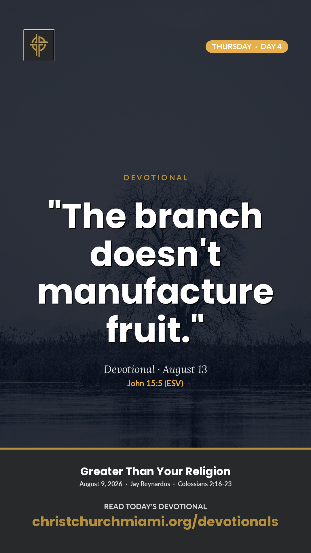 THU devotional