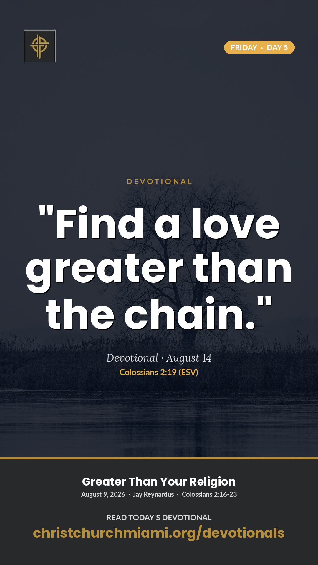FRI devotional