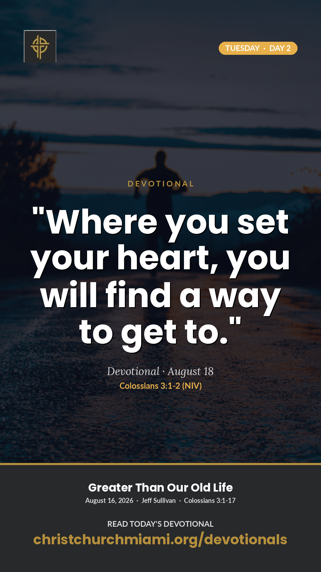 TUE devotional