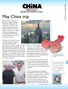 Cover of China Partner's Summer 2026 newsletter