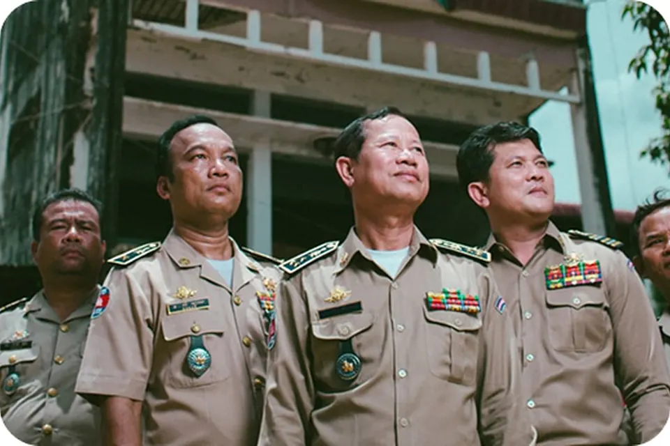 Law enforcement officers of the kind IJM trains and partners with