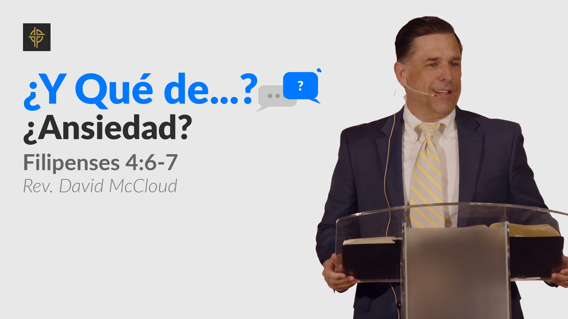 Sermón: De la ansiedad a la paz