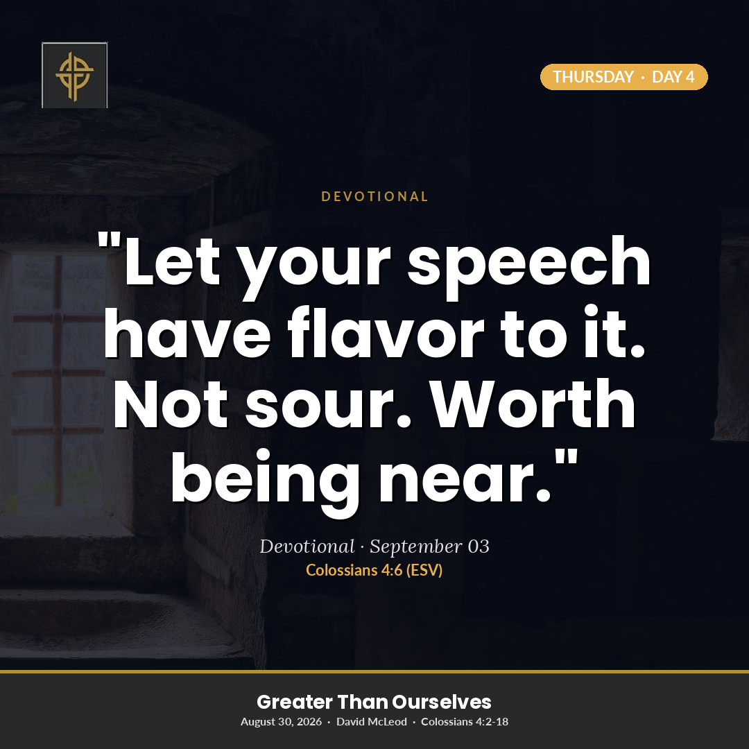 THU devotional