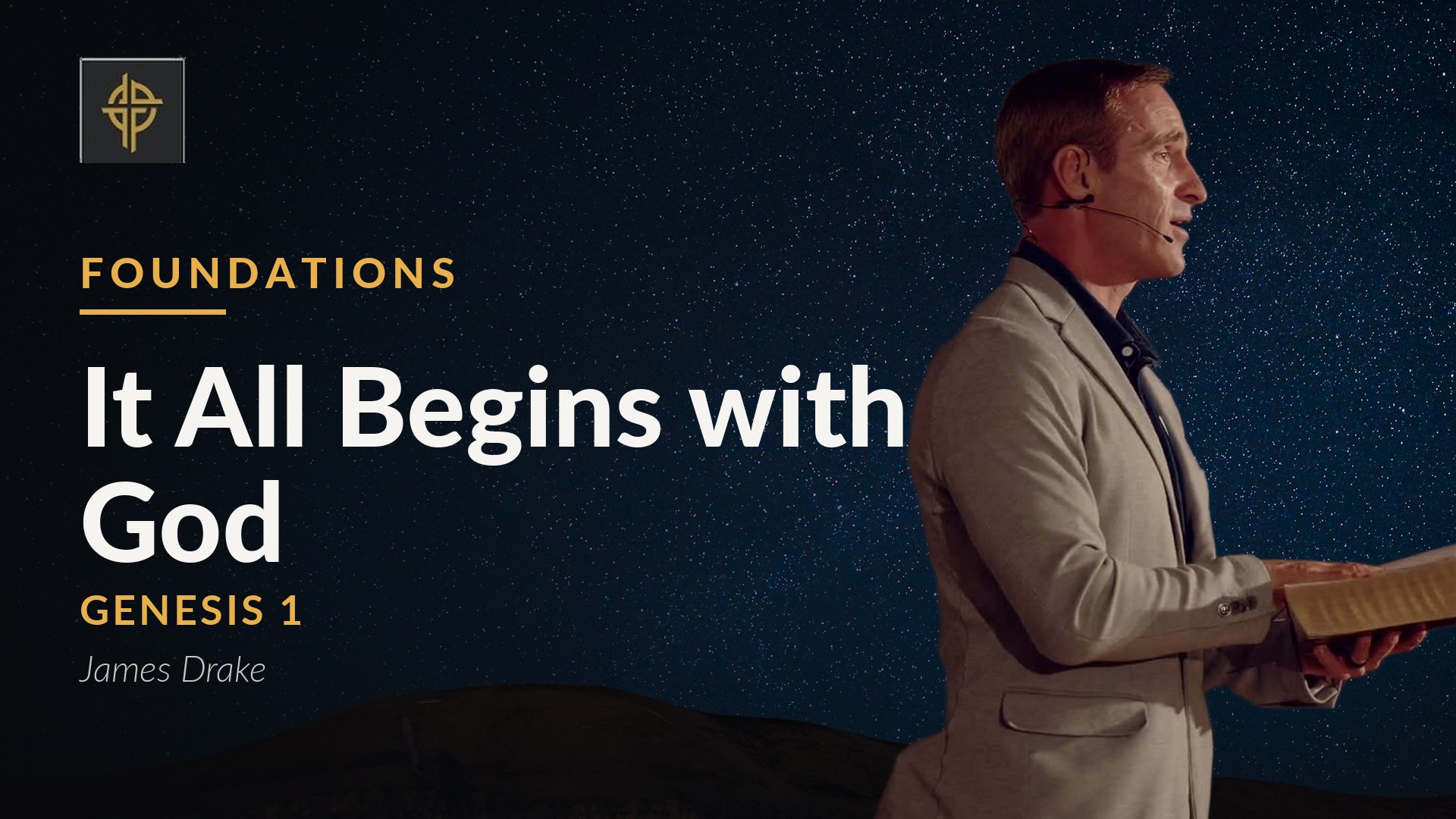 Sermon: It All Begins with God - Genesis 1:1-2:3